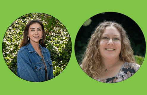 Sam Nation and Jennie Adams becoming licensed Dementia Practitioners.