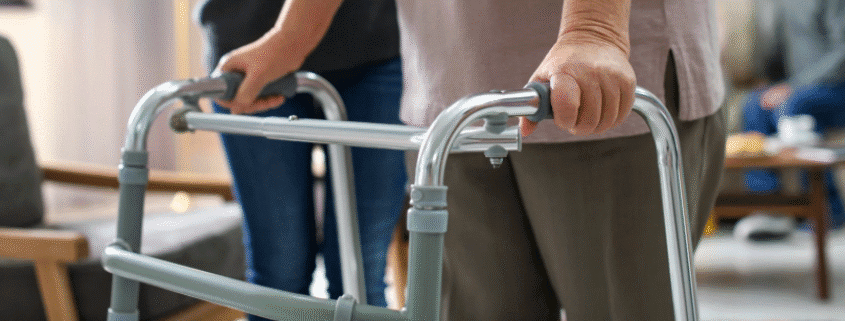 Mobility Aid Walker in Home