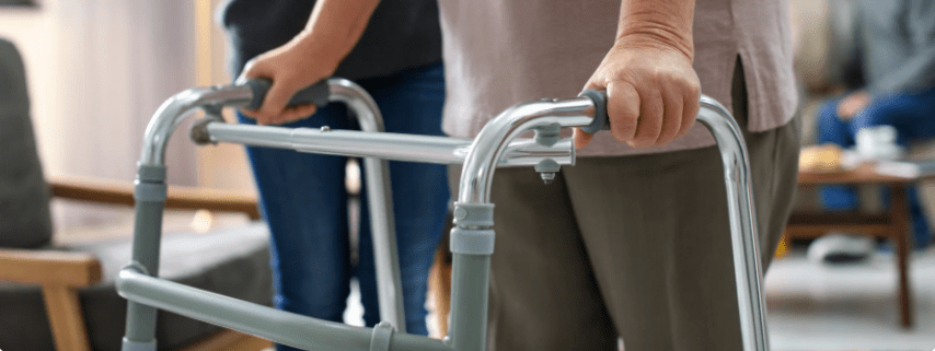 Mobility Aid Walker in Home